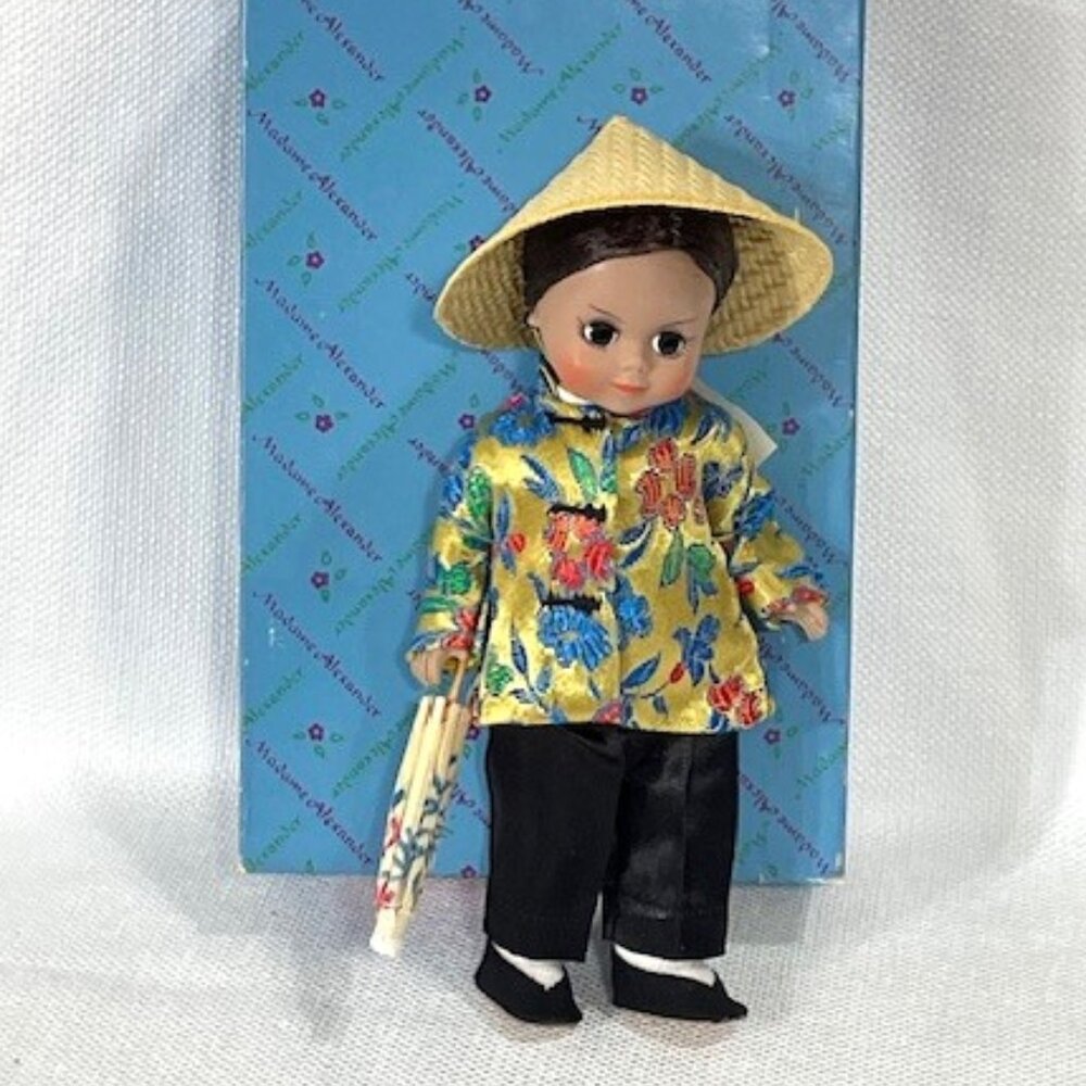 Madame Alexander restrung 8" China doll.